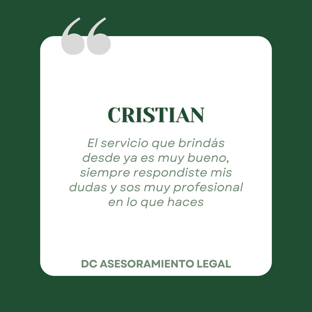 Testimonio de Cristian
